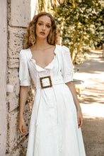Aphrodite Dress - White Heavy Linen (Made-To-Order)